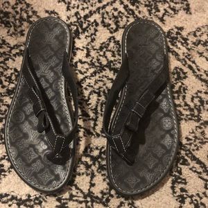 Louis Vuitton Rubber Bow Sandals